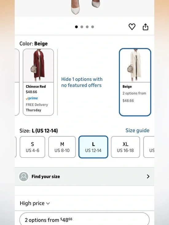 ebossy Women Fashion Notched Lapel Open Front Maxi Long Trench Coat - Picture 2 of 12